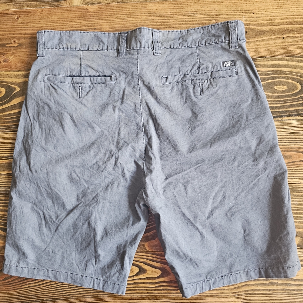 Free Planet Charcoal Men's Flat Front Shorts - Picture 3 of 3